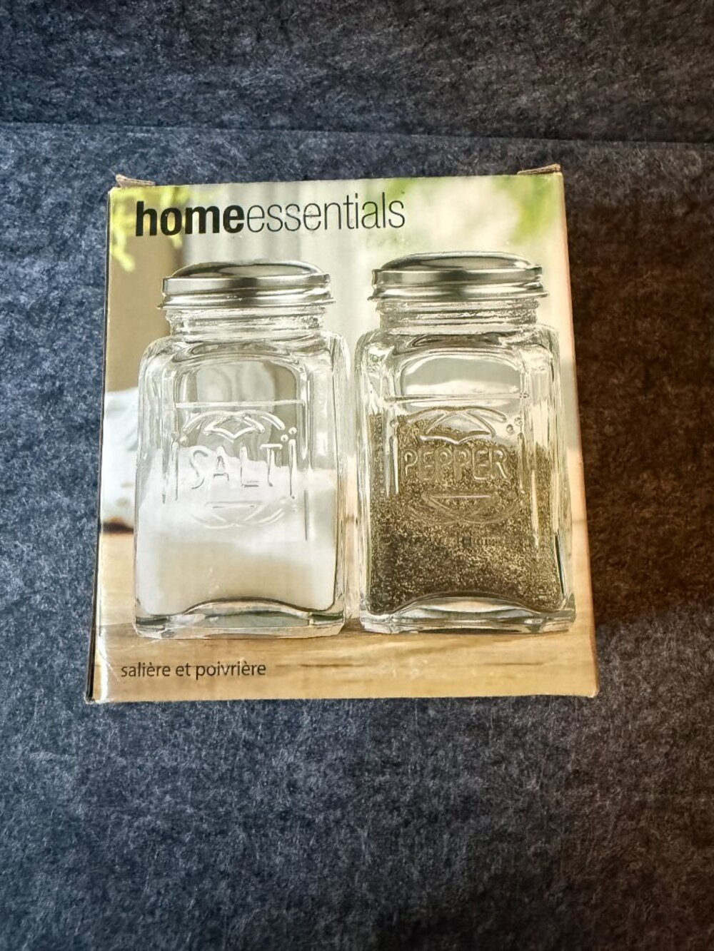 Home Essentials & Beyond Salt and Pepper Shakers Set of 2